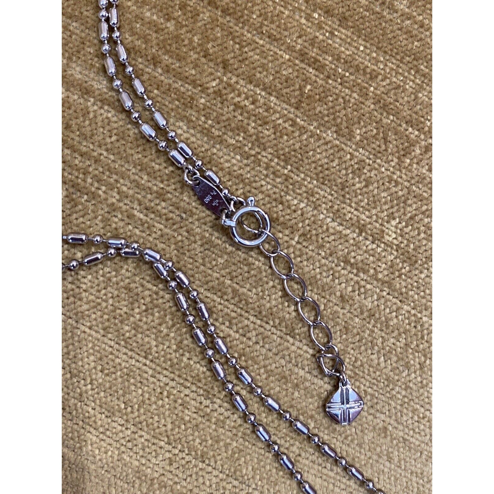 Diamond and Pearl Cross Pendant Necklace in Platinum