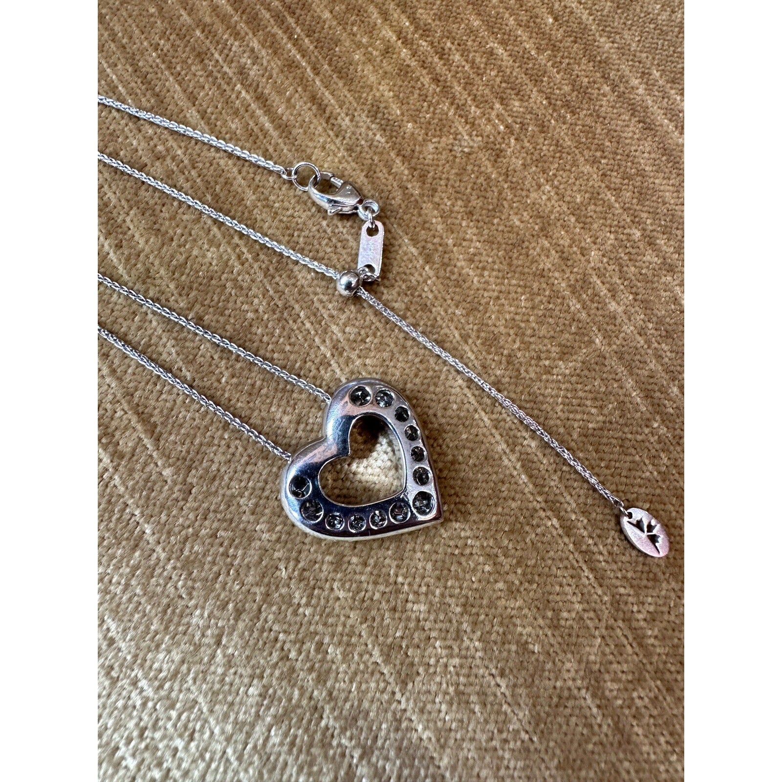 Hearts On Fire Diamond Heart Pendant 1.50 carat total weight in 18k White Gold
