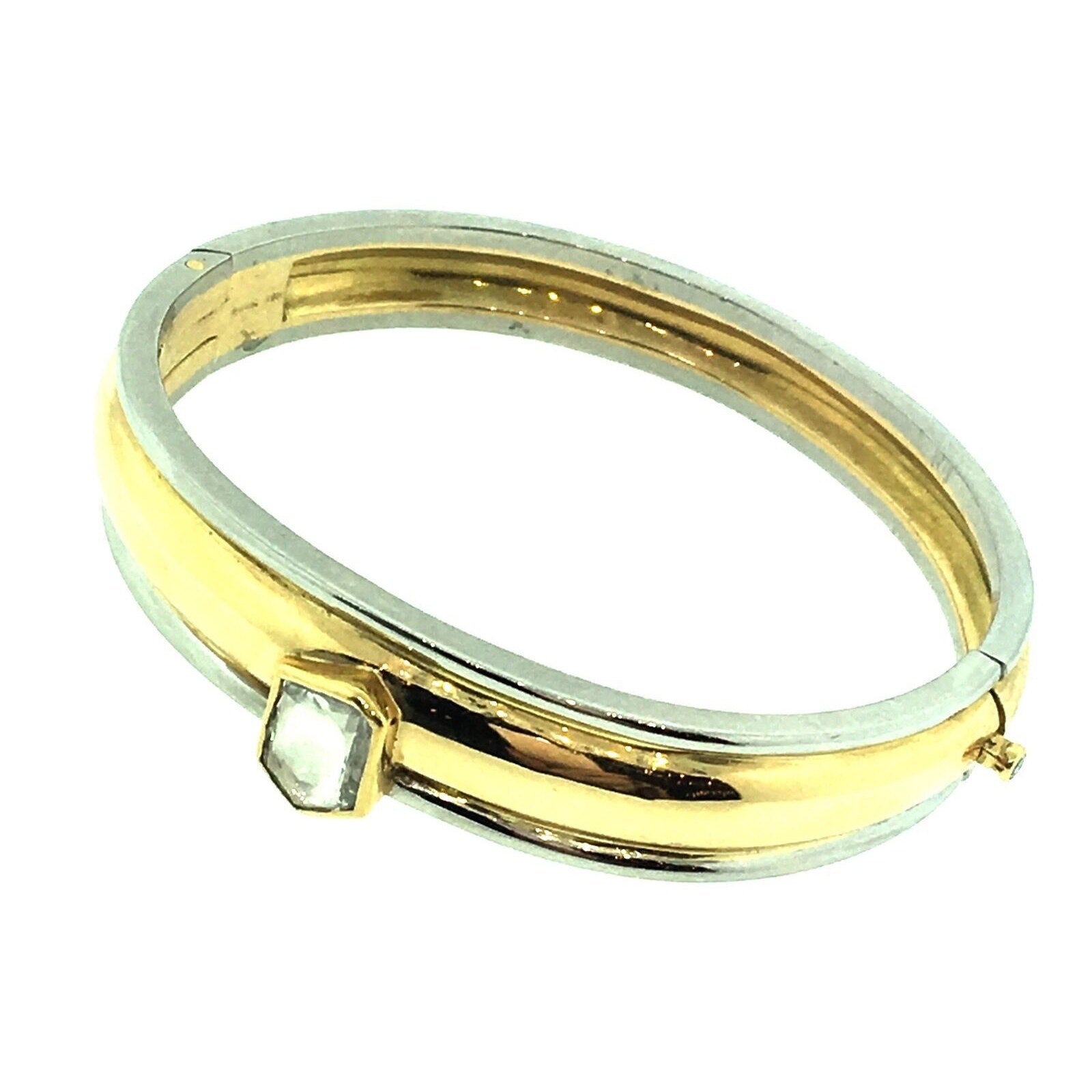Hennel Of Bond St. Bracelet Mirror Cut Diamond Platinum 18k Gold