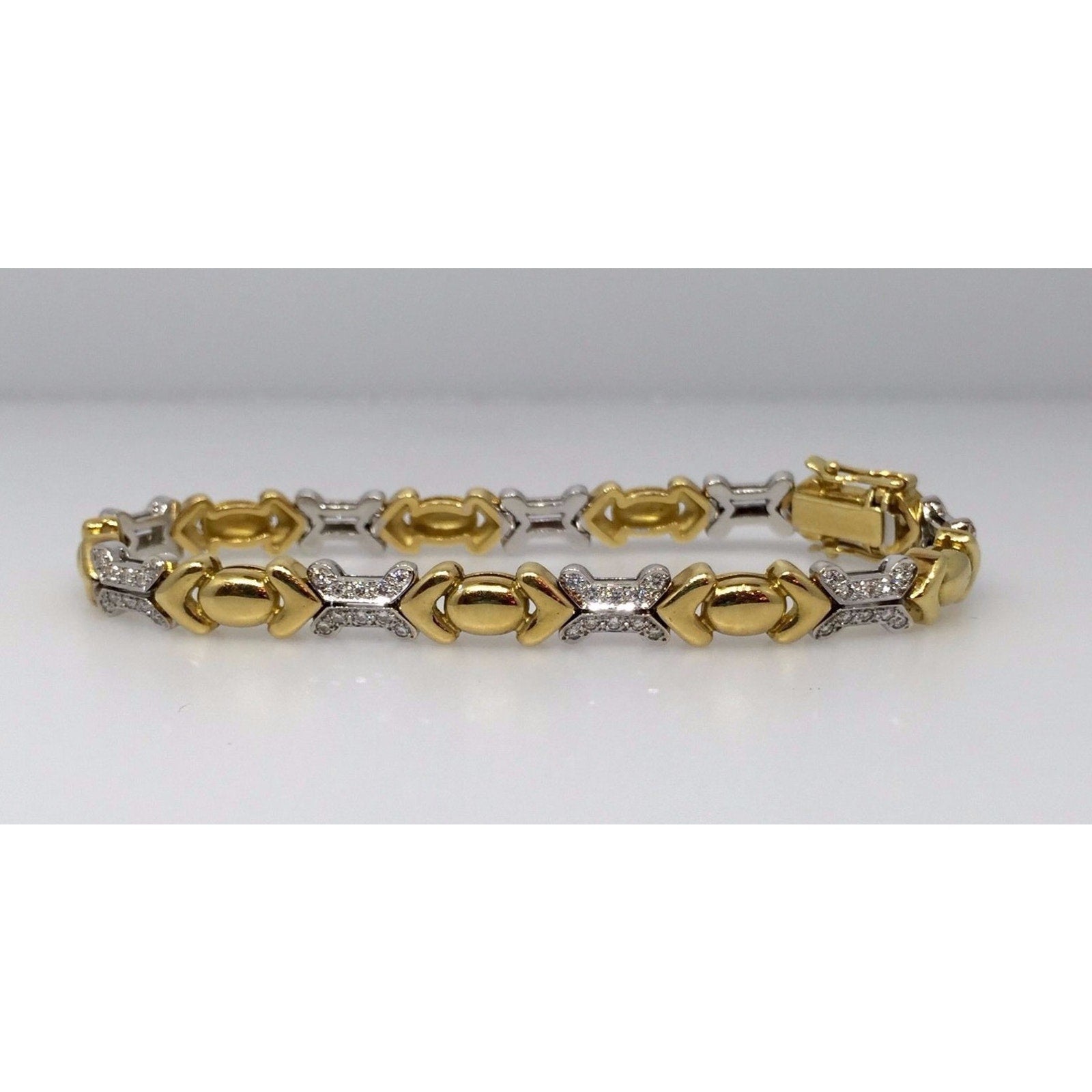 Diamond Bracelet by Fiessler 18K Yellow & White Gold