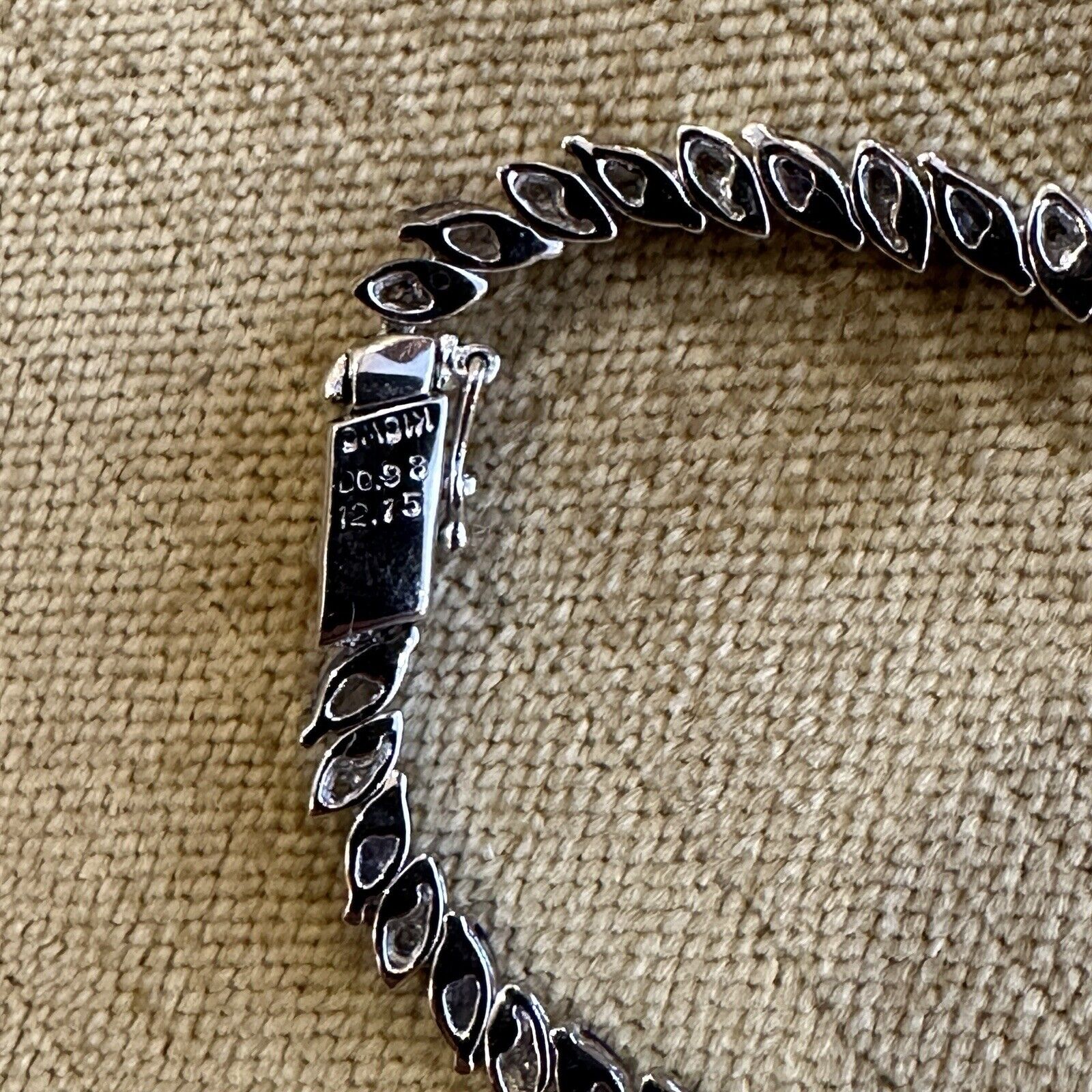 Marquise Tanzanite and Round Diamond Necklace in 18k White Gold