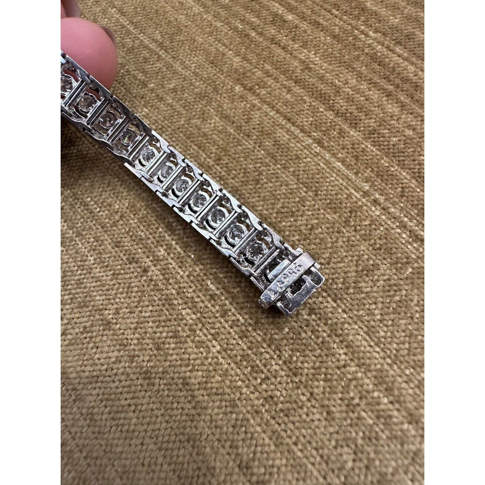 Vintage Diamond Link Bracelet 6.00cts in Platinum - HM2449EB
