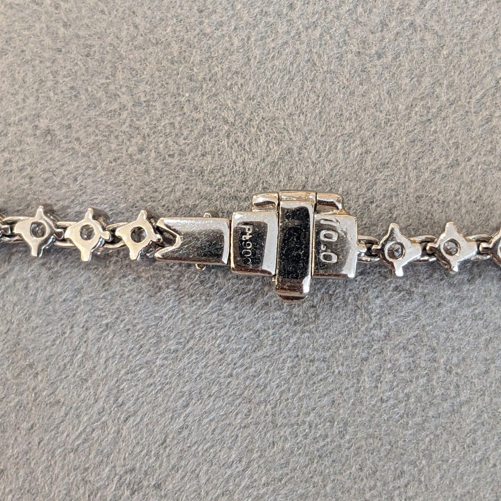 10.00 cttw Round Diamond Tennis Necklace 16.75 inches in Platinum