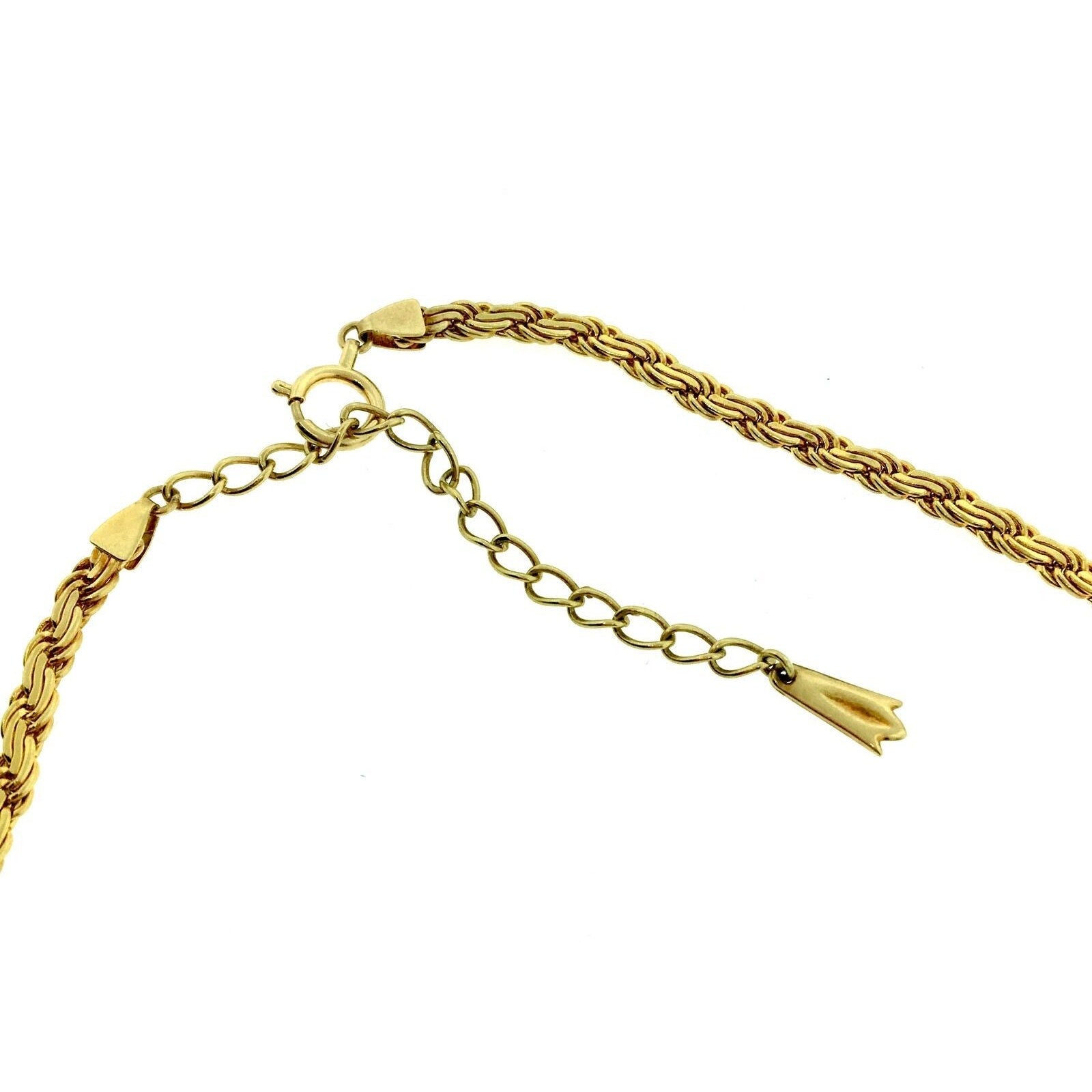 Diamond Pendant Necklace with Baguettes, 17 inches in 18k Yellow Gold