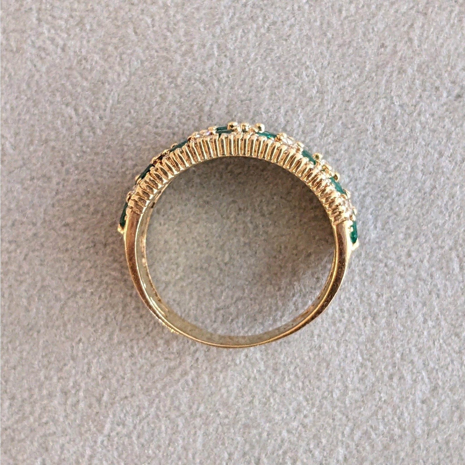 EFFY Emerald and Diamond Set - Necklace/Bracelet/Ring in 14k Yellow Gold