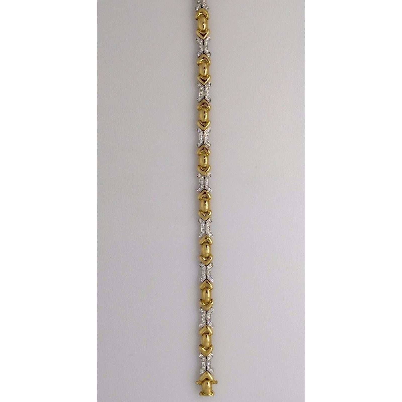 Diamond Bracelet by Fiessler 18K Yellow & White Gold