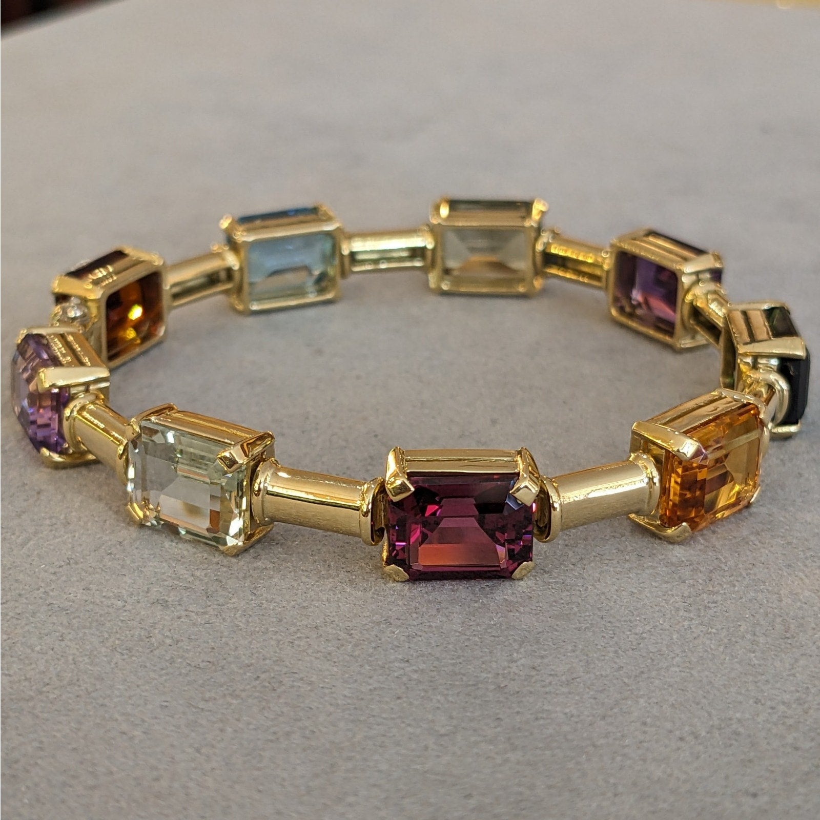 H Stern Multi Gem Bracelet in 18k Yellow Gold