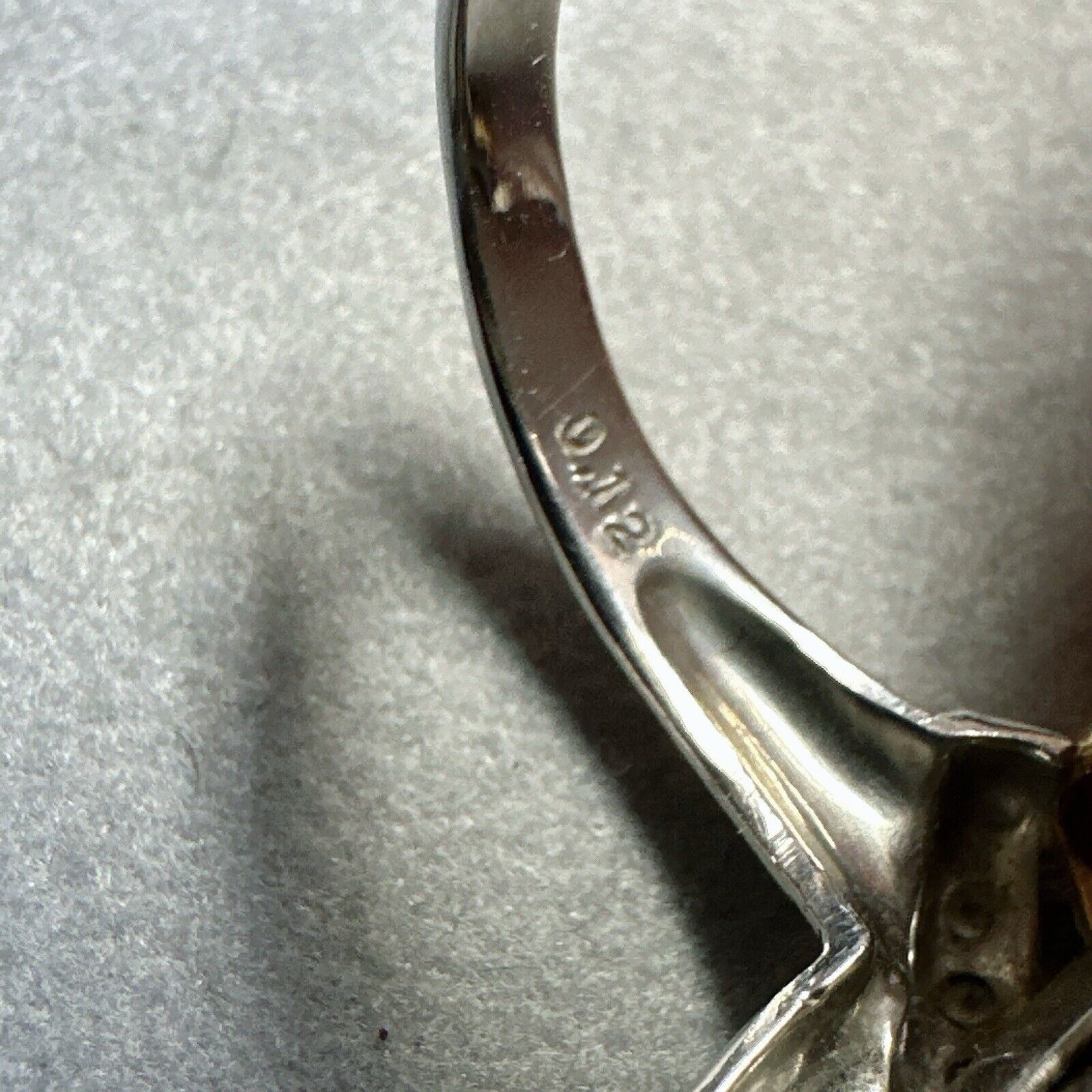 Boulder Opal and Diamond Ring in 18k Yellow Gold and Platinum