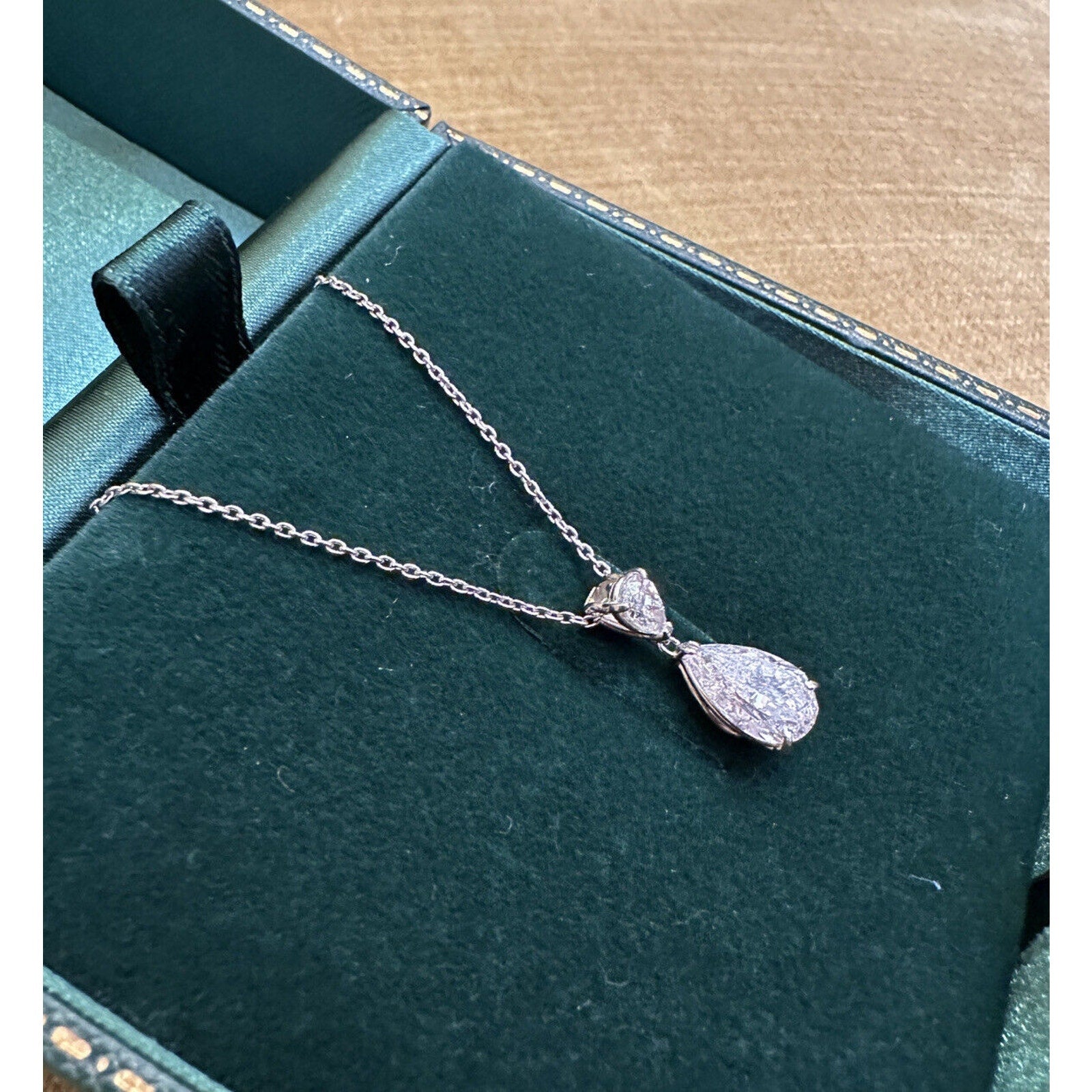 GIA 2.04 ct Natural Very Light Pink Diamond Pendant Necklace in Platinum