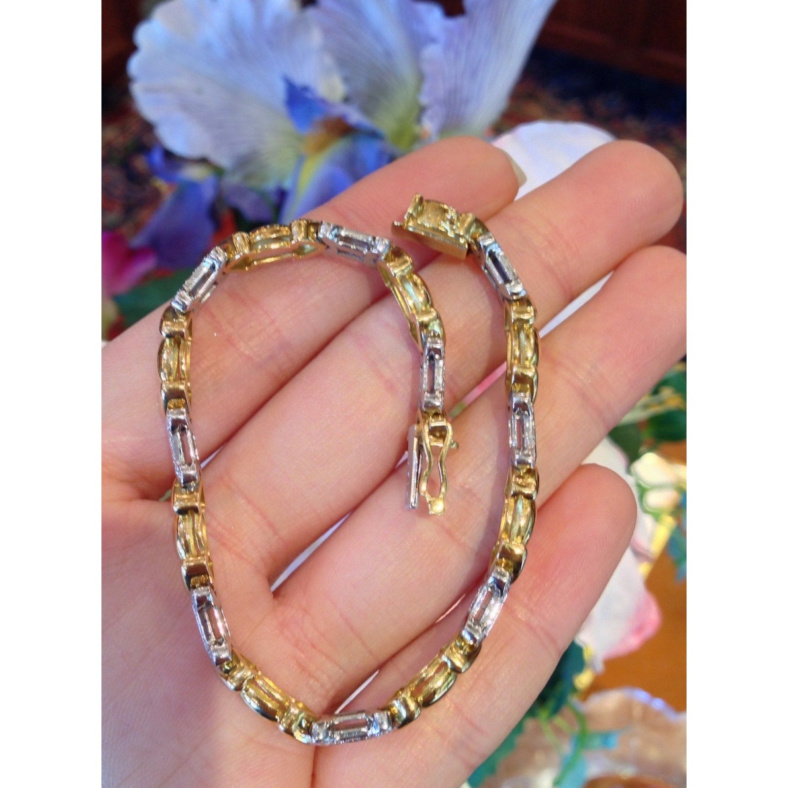 Diamond Bracelet by Fiessler 18K Yellow & White Gold
