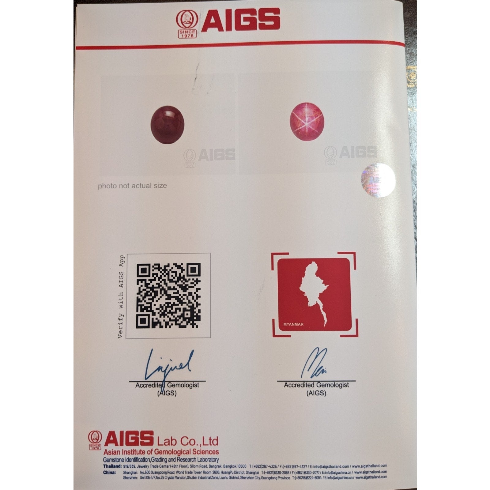 19.91 ct Burma Untreated Star Ruby and Diamond Ring in Platinum