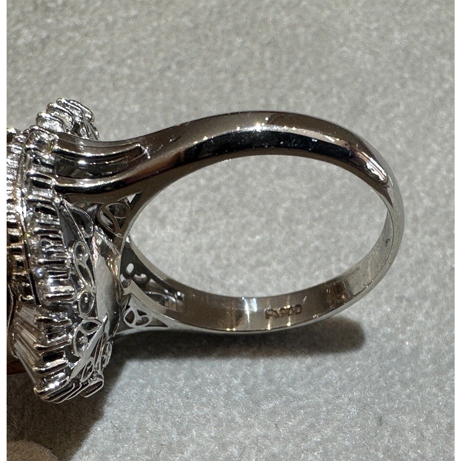 20.7 cts. Blue Star Sapphire & Diamond Ballerina Ring in Platinum