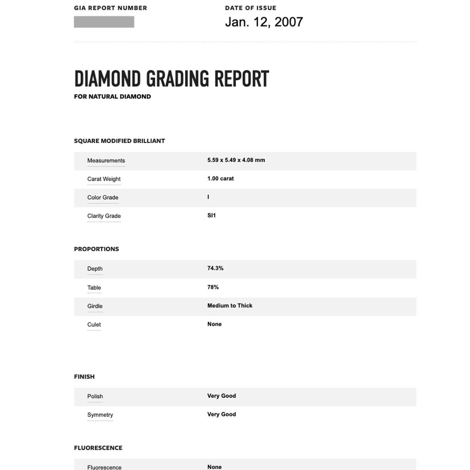 GIA 1.00 ct Princess cut Halo Diamond Ring in 18k White Gold - HM1921B