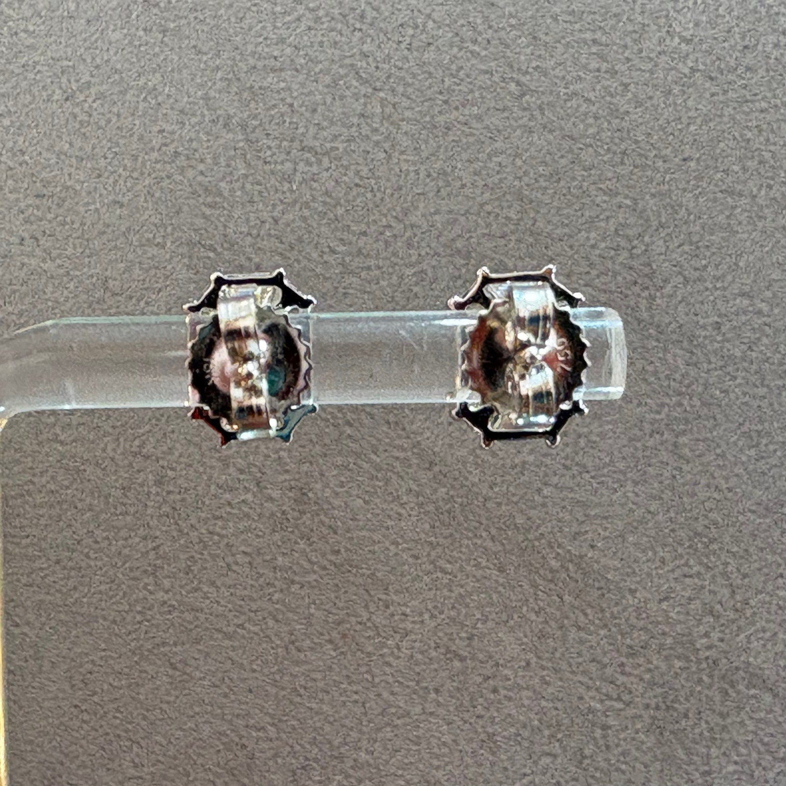 Illusion set Natural Diamond Stud Earrings 1.61cttw in 18k White Gold