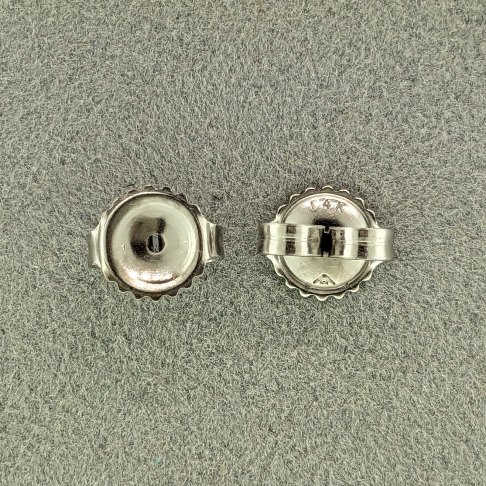 Natural Round Diamond Stud Earrings 4.07 cttw in 18k/14k White Gold