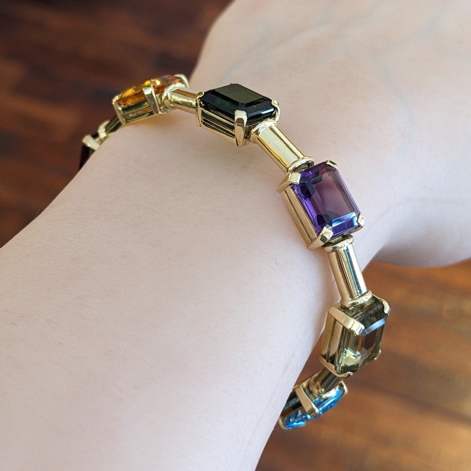 H Stern Multi Gem Bracelet in 18k Yellow Gold