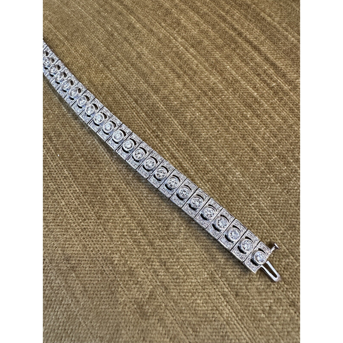 Vintage Diamond Link Bracelet 6.00cts in Platinum