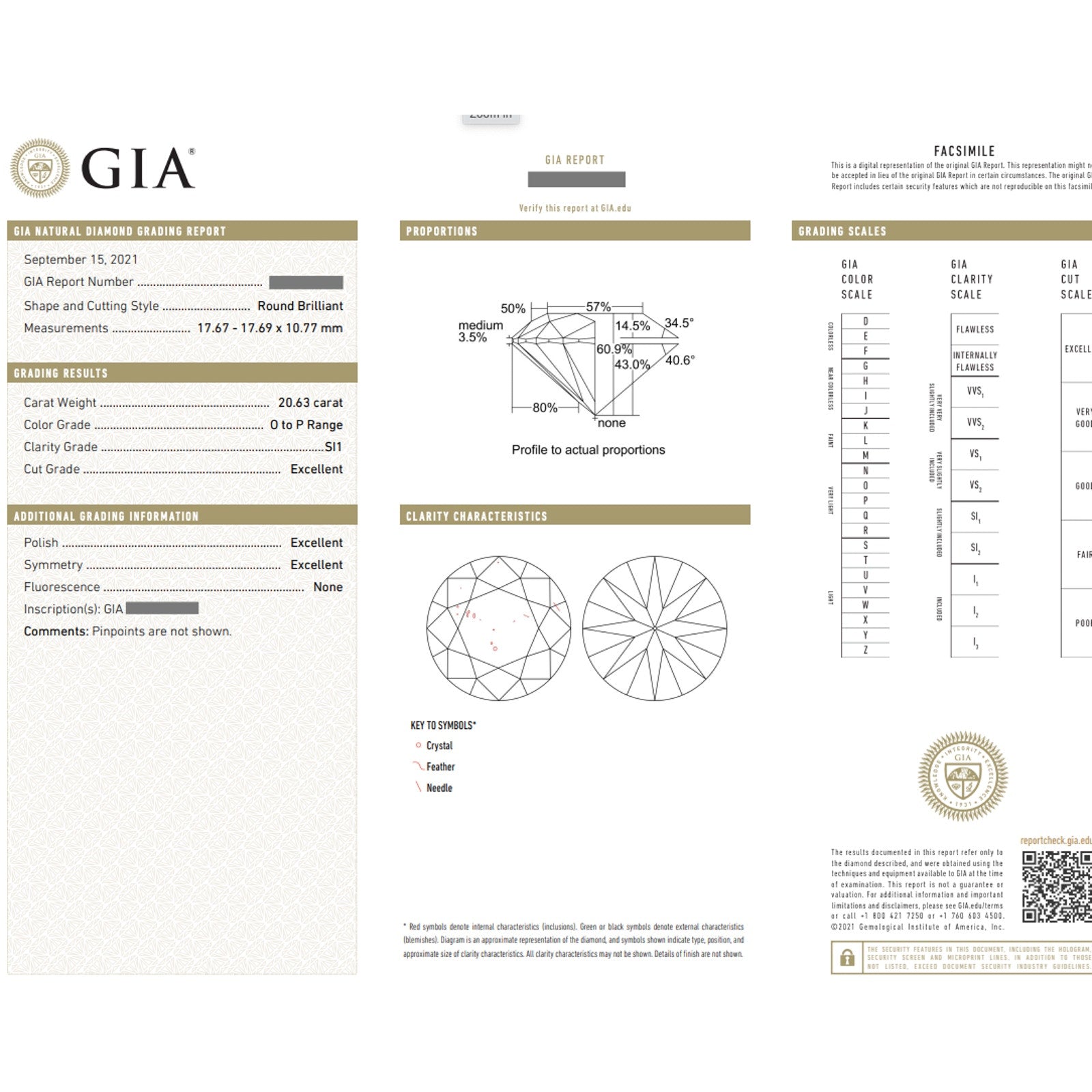 GIA 20.63 & 21.17 cts Round Brilliant Diamond Drop Earrings in 18k White Gold