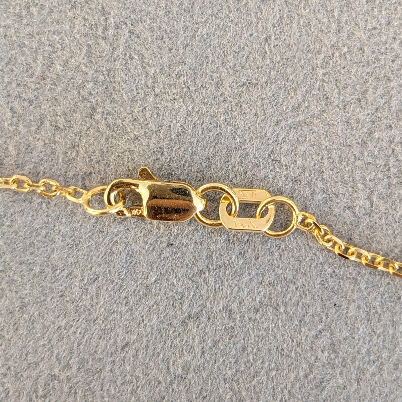 Diamond and Gold Triskele Pendant Necklace in 18k /14k Yellow Gold