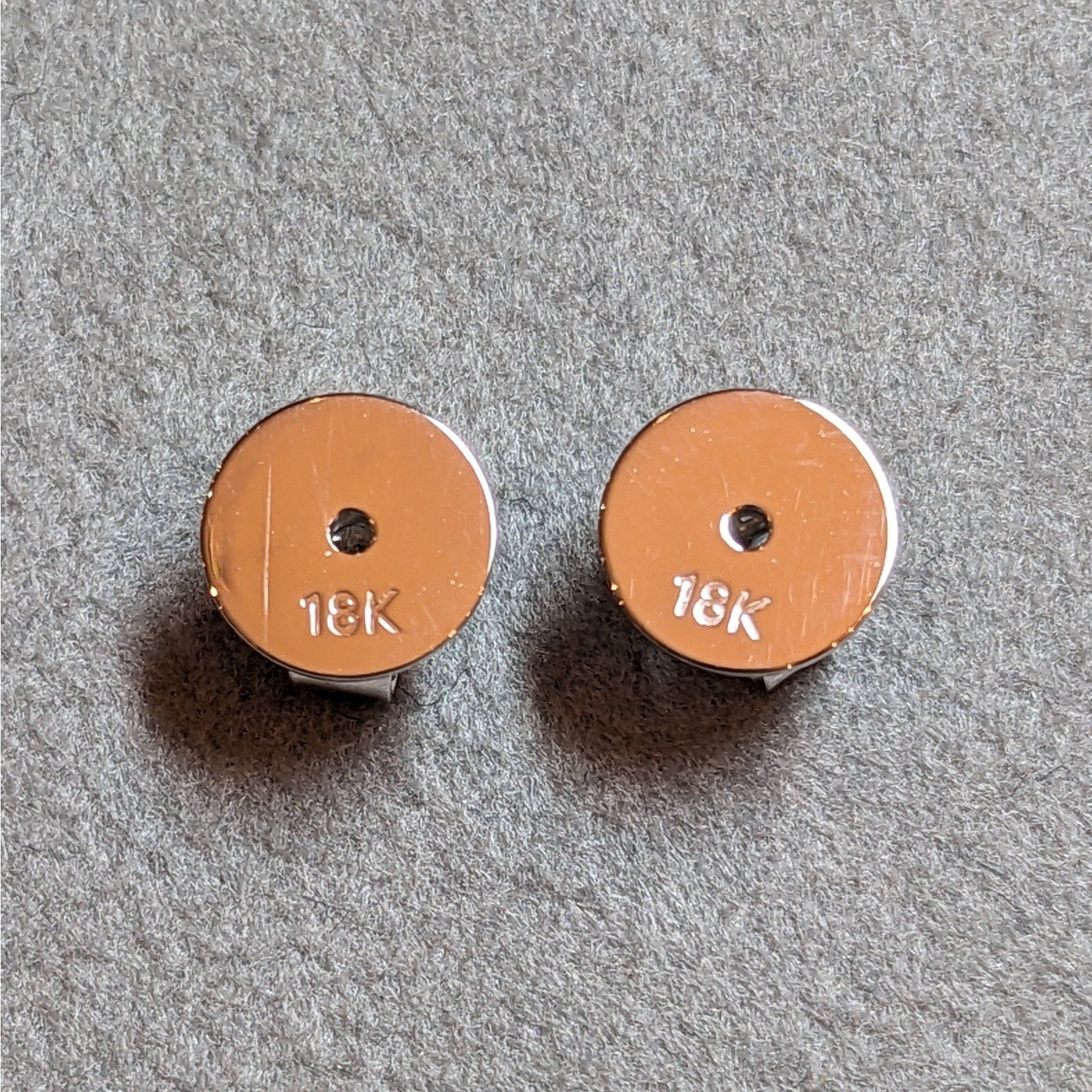 Illusion set Natural Diamond Stud Earrings 1.68cttw in 18k White Gold