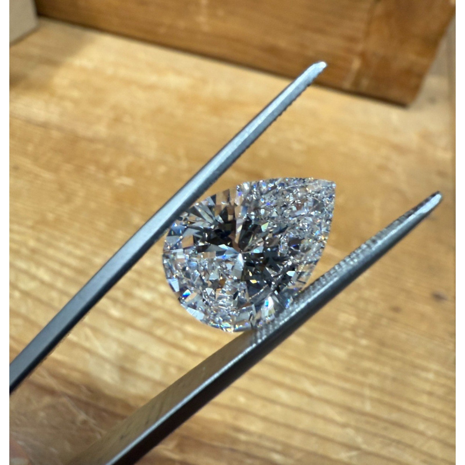 GIA 6.56 carat Pear Type2A Golconda Natural Loose Diamond -C200B