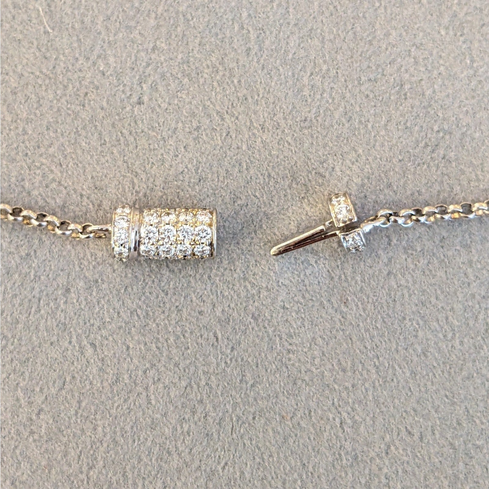 Natural Aquamarine and Diamond Pendant Necklace in 18k White Gold