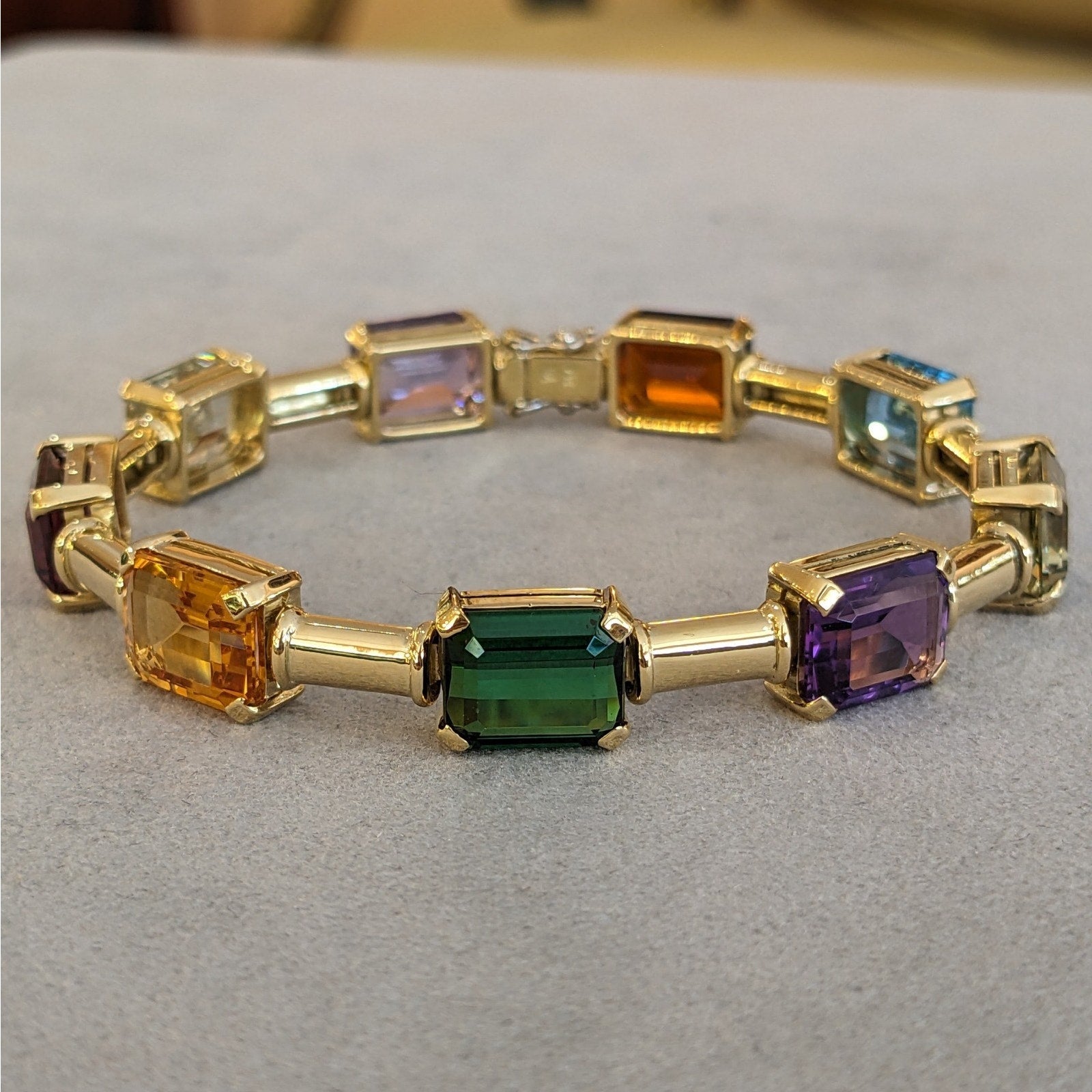 H Stern Multi Gem Bracelet in 18k Yellow Gold