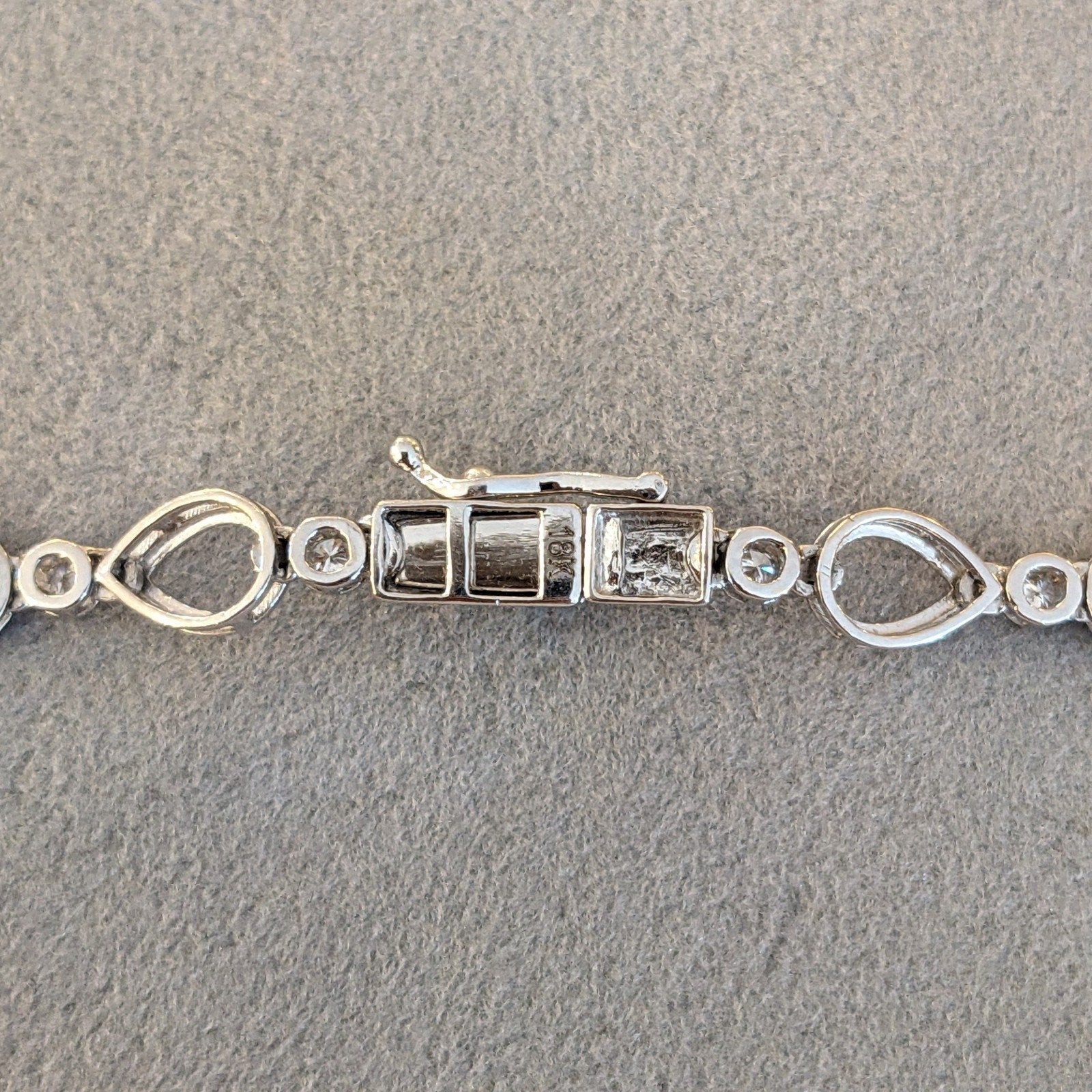 Ruby and Diamond Drop Choker Necklace in 18k White Gold