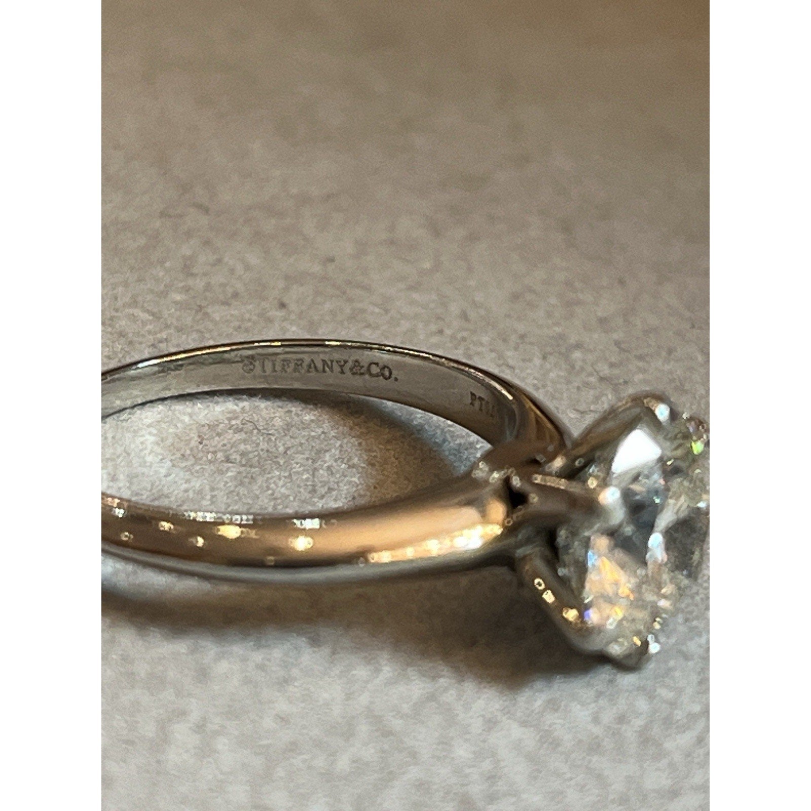 Tiffany 2.02 ct Round Brilliant Diamond Engagement Ring in Platinum