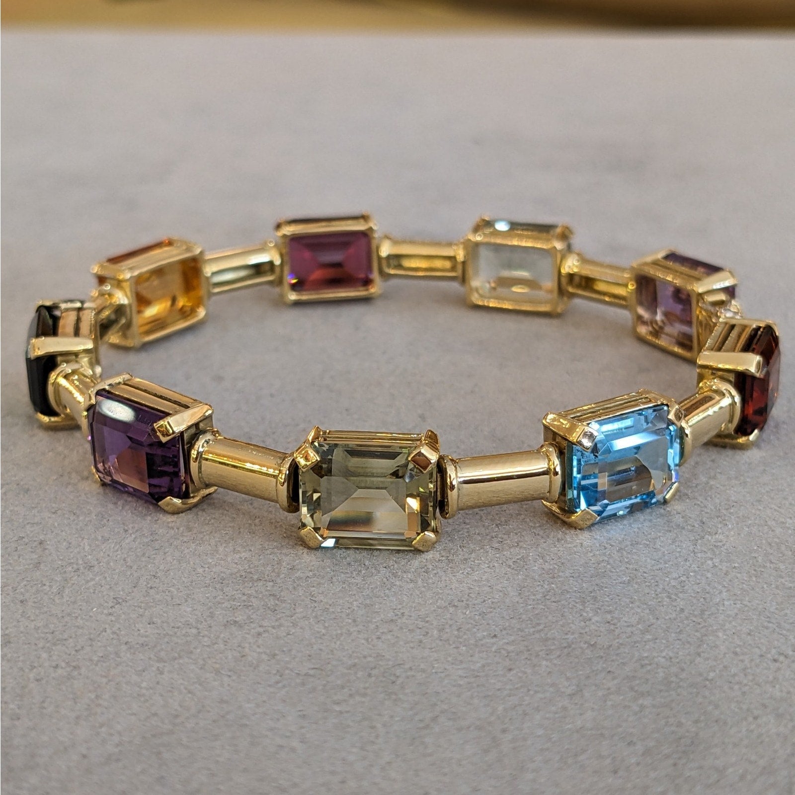 H Stern Multi Gem Bracelet in 18k Yellow Gold