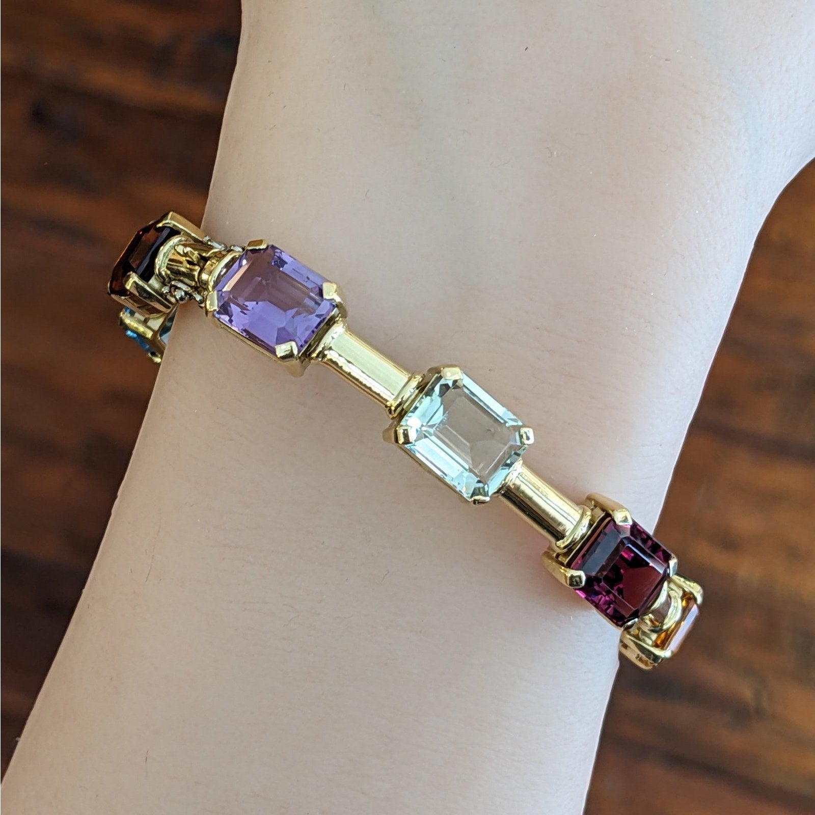 H Stern Multi Gem Bracelet in 18k Yellow Gold